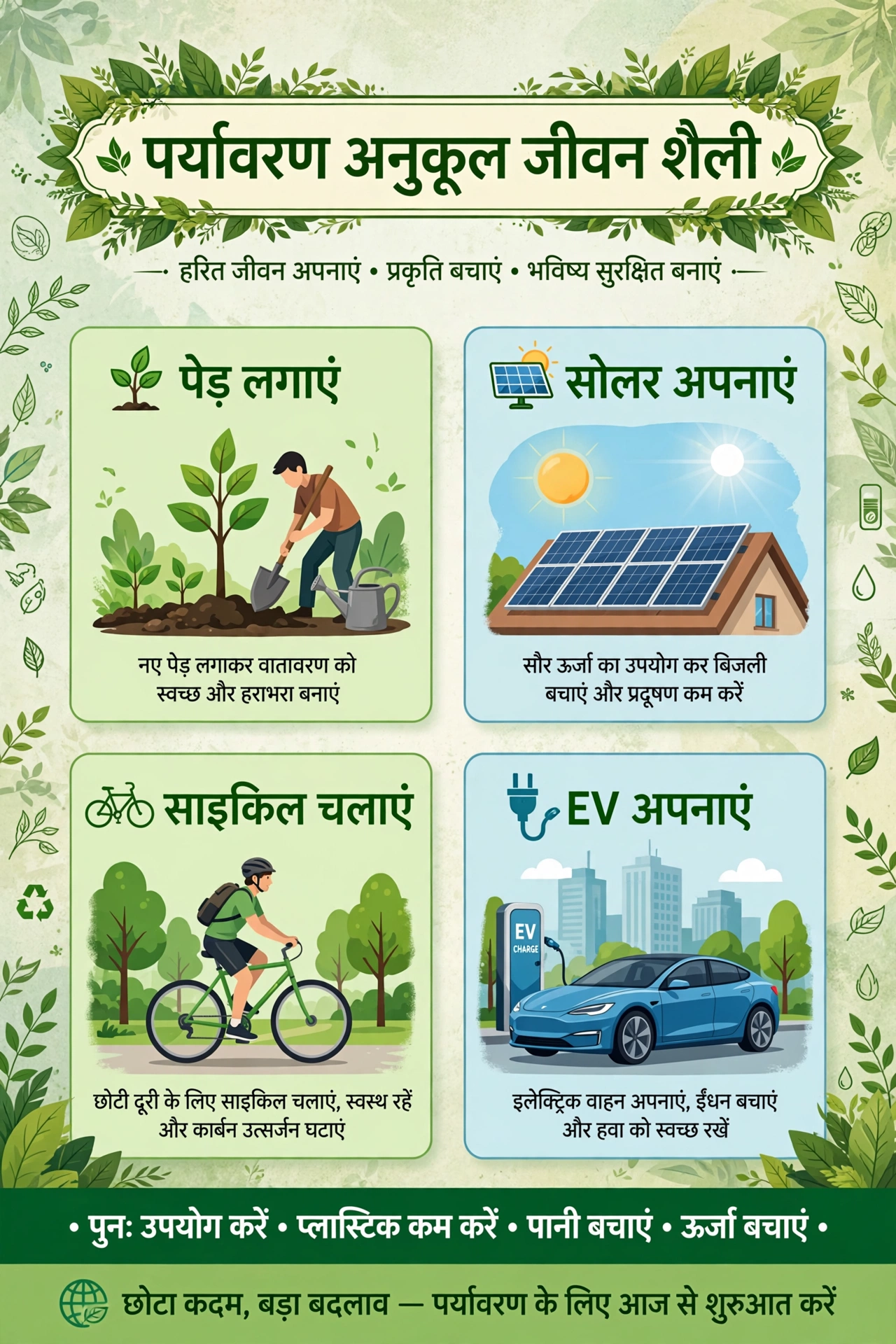 पर्यावरण अनुकूल जीवनशैली