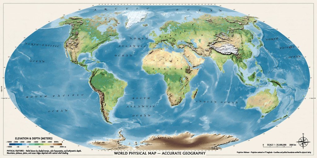world map